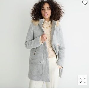 J. Crew Chateau Parka in Italian Stadium-Cloth Wool